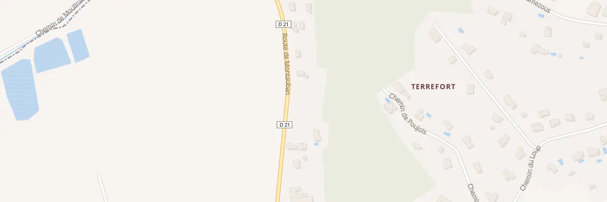 Plan du 650 Rte de Montauban à Corbarieu