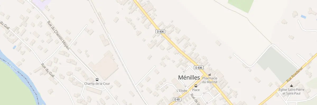 Plan du 81 Rue Aristide Briand à Ménilles