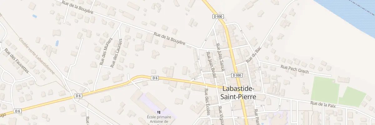 Plan du 116 Rue Victor Hugo à Labastide-Saint-Pierre