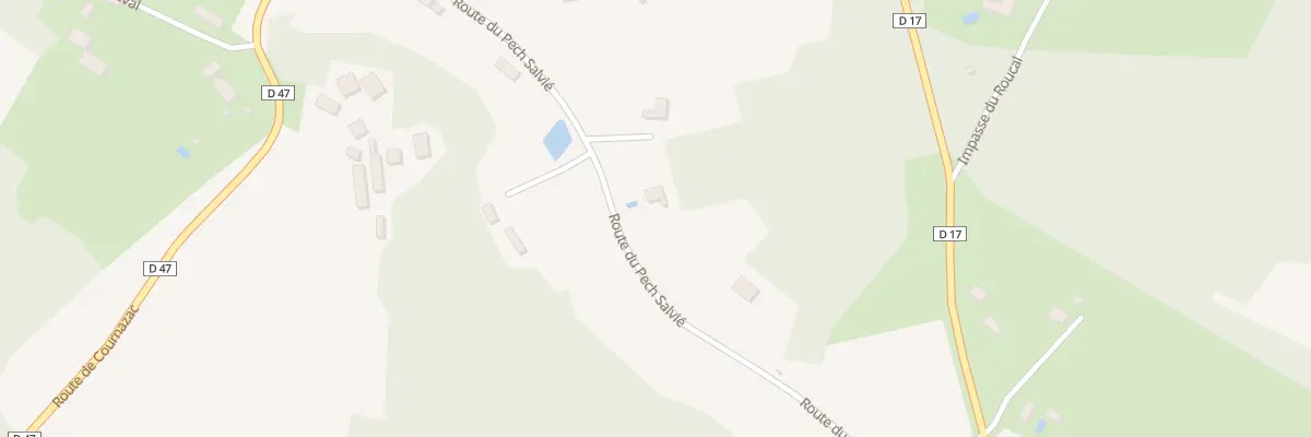 Plan du 98 Rte Pech Salvie à Payrignac