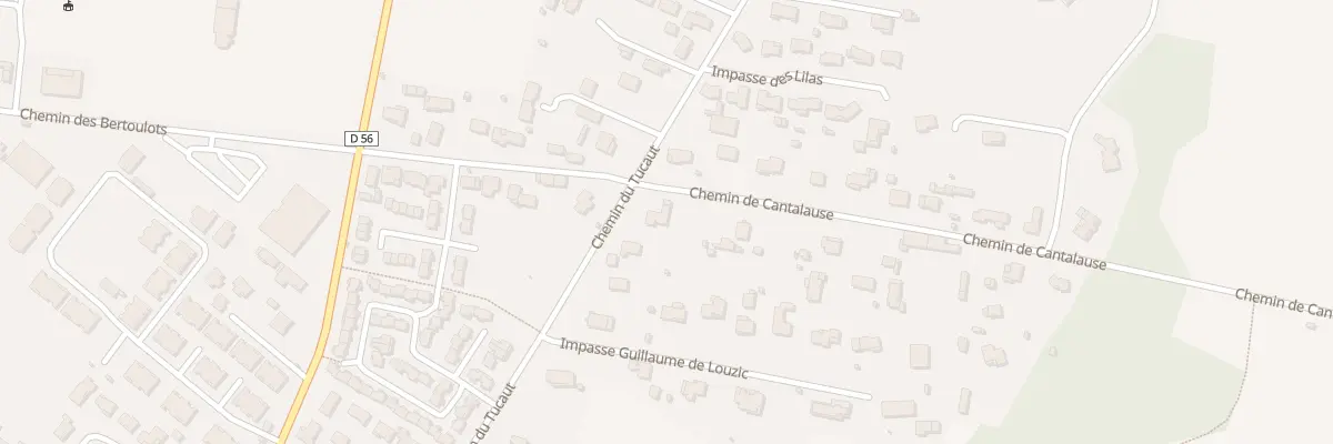 Plan du 290 Che de Cantalause à Eaunes