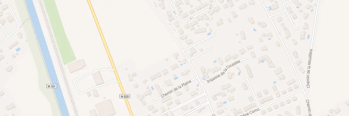 Plan du 25 Che de la Plaine à Saint-Jory