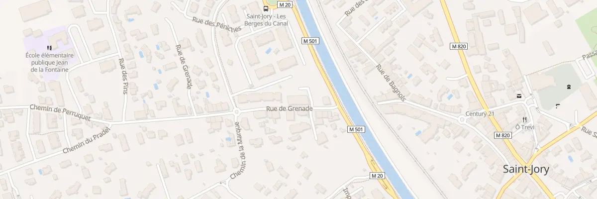 Plan du 4 Rue de Grenade à Saint-Jory