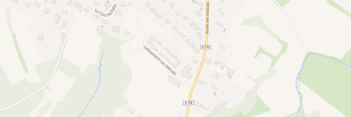 Plan du 7 Rue de la garenne à Castelnau-d’Estrétefonds