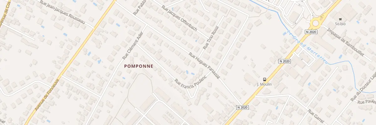 Plan du 5 Rue Hugues Panassié à Montauban