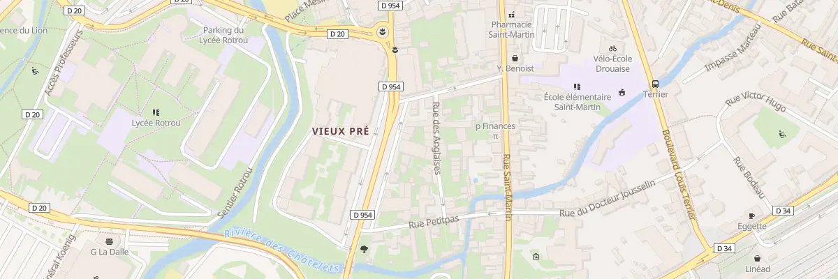 Plan du 4 Rue des Anglaises à Dreux