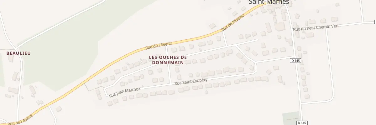 Plan du 23 Rue Maurice Lisle à Donnemain-Saint-Mamès