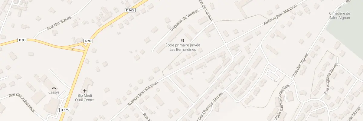 Plan du 32 Av Jean Magnon à Saint-Aignan