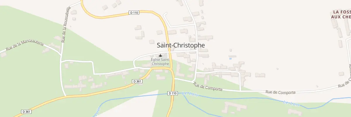 Plan du 9002 Saint Christophe à Saint-Christophe