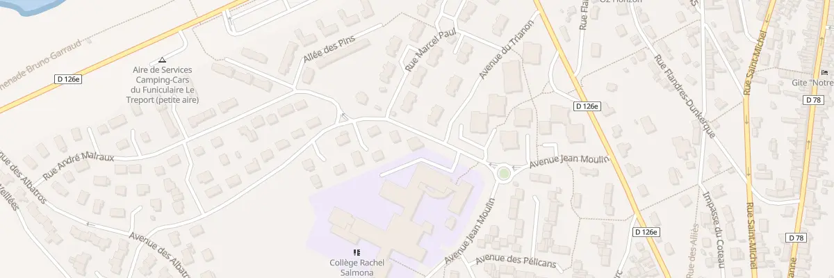 Plan du 9006 Av Martyrs de la Resistance au Tréport