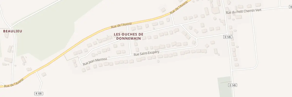 Plan du 18 Rue St Exupery à Donnemain-Saint-Mamès