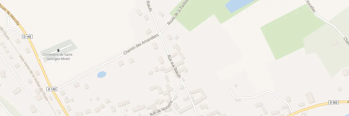 Plan du 24 Rue aux Boeufs à Saint-Georges-Motel