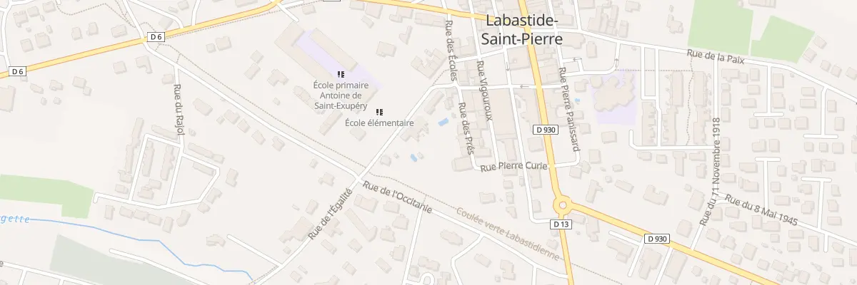Plan du 51 Rue de l’Egalité à Labastide-Saint-Pierre