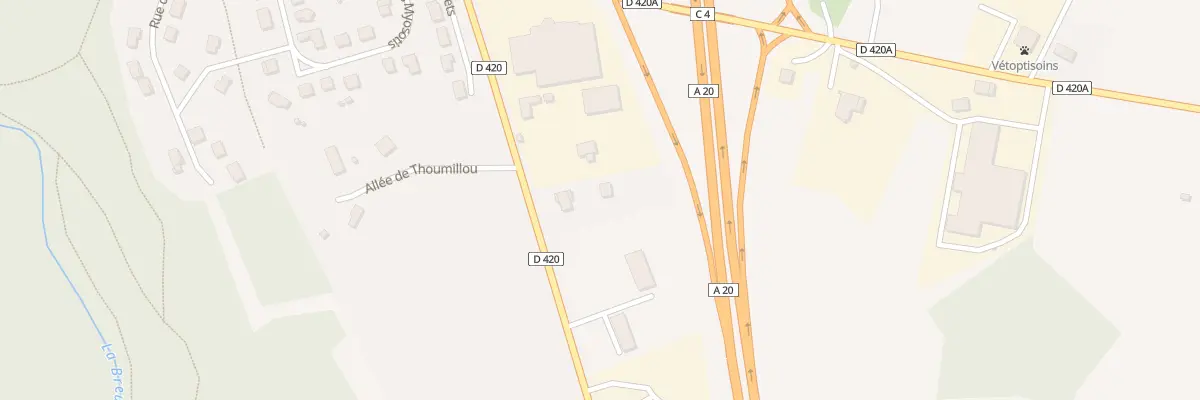 Plan du 993 Av de Toulouse à Pierre-Buffière