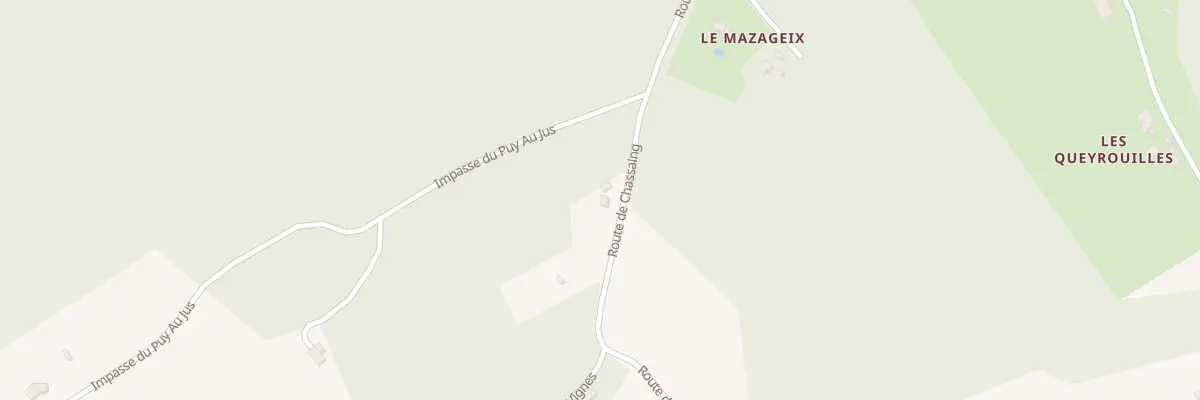 Plan du 5121 Le Chassaing à Lascaux