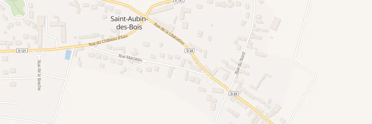 Plan du 17 Rue Marceau à Saint-Aubin-des-Bois