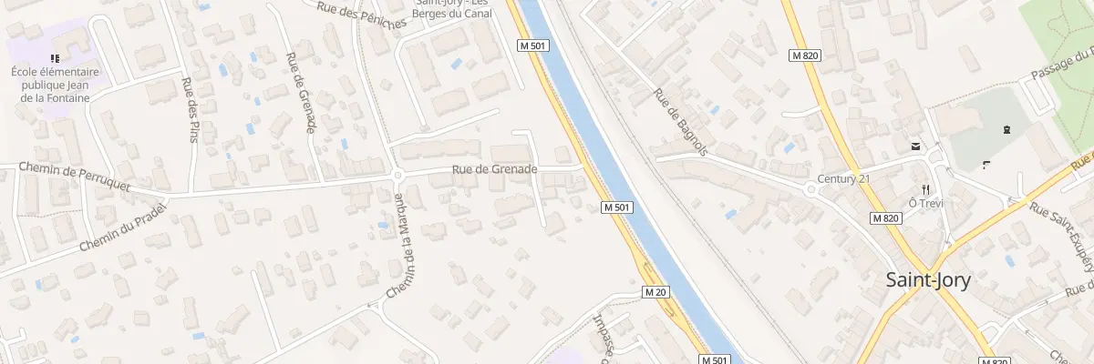Plan du 5 Rue de Grenade à Saint-Jory