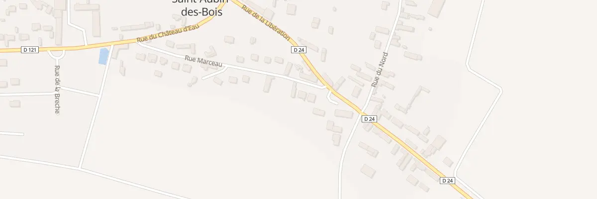 Plan du 26 Rue Marceau à Saint-Aubin-des-Bois