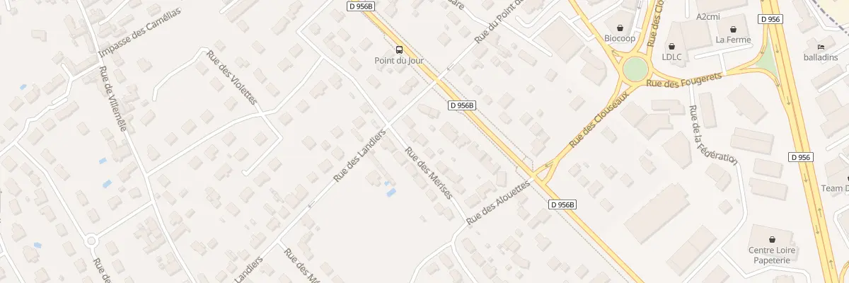 Plan du 6 Rue des Merises à Saint-Gervais-la-Forêt