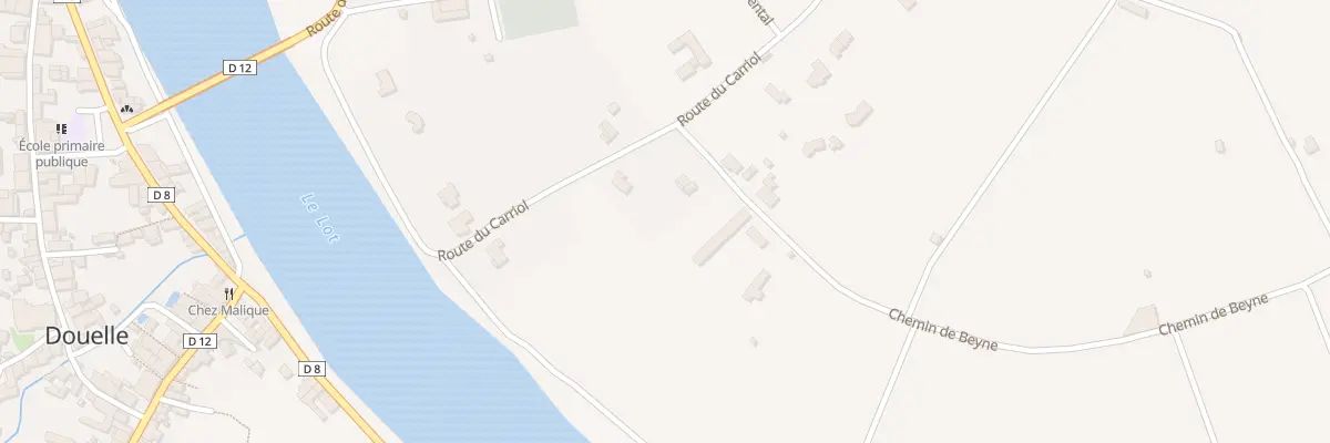 Plan du 30 Che de Beyne à Douelle