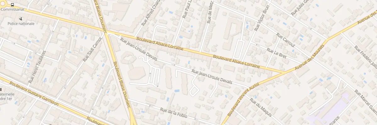 Plan du 530 Bd Alsace Lorraine à Montauban