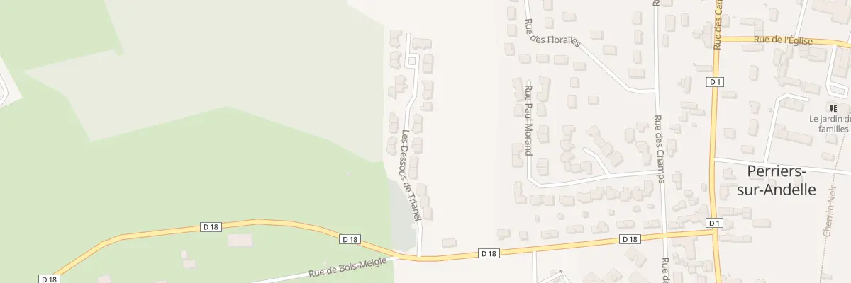 Plan du 14 Les Dessous de Trianel à Perriers-sur-Andelle