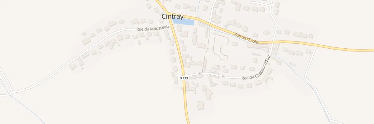 Plan du 5 Rue Jean Moulin à Cintray