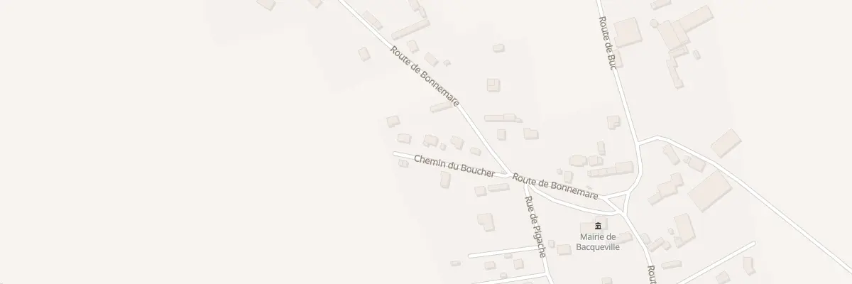Plan du 27 Rte de Bonnemare à Bacqueville