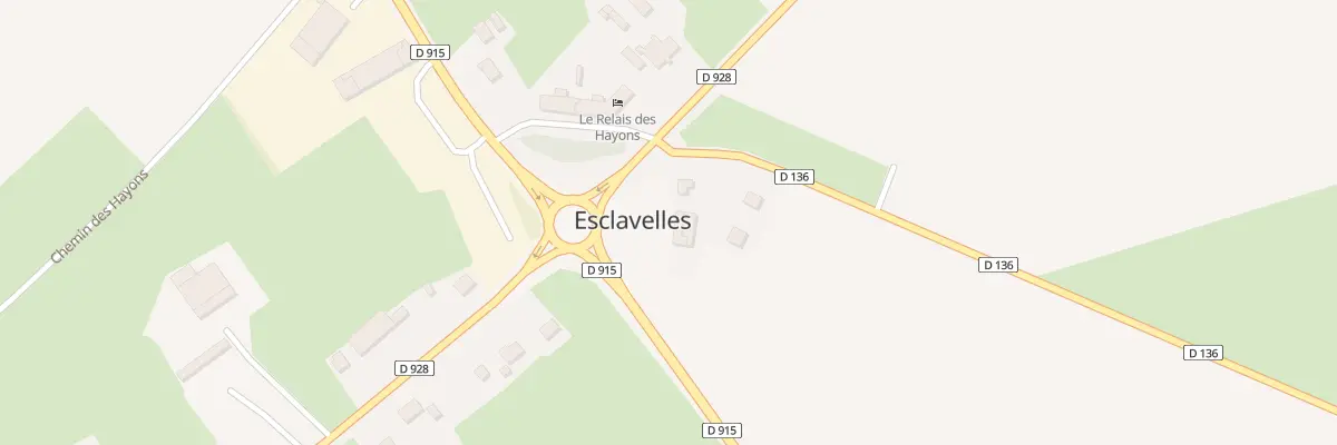 Plan du 5001 Les Hayons à Esclavelles