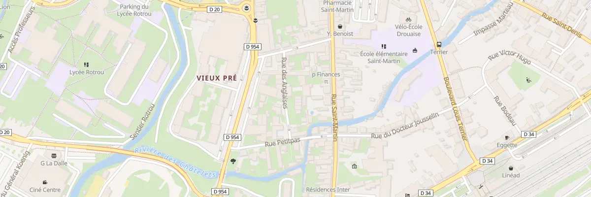 Plan du 11 Rue des Anglaises à Dreux