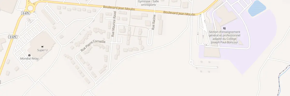 Plan du 13 Rue Racine à Saint-Aignan
