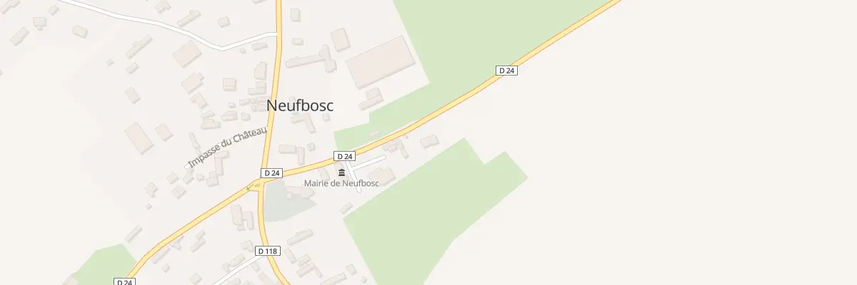 Plan de Rte de Bradiancourt à Neufbosc