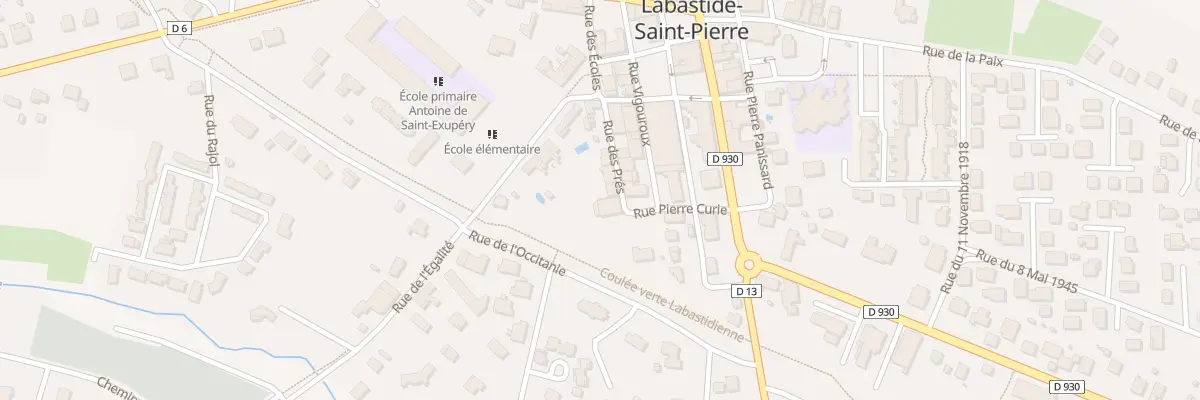 Plan du 10 Rue des Prés à Labastide-Saint-Pierre