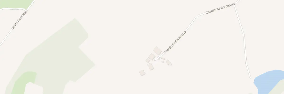 Plan du 482 Che de Bordenave à Carla-Bayle