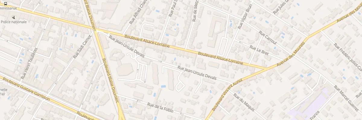 Plan du 548 Bd Alsace Lorraine à Montauban