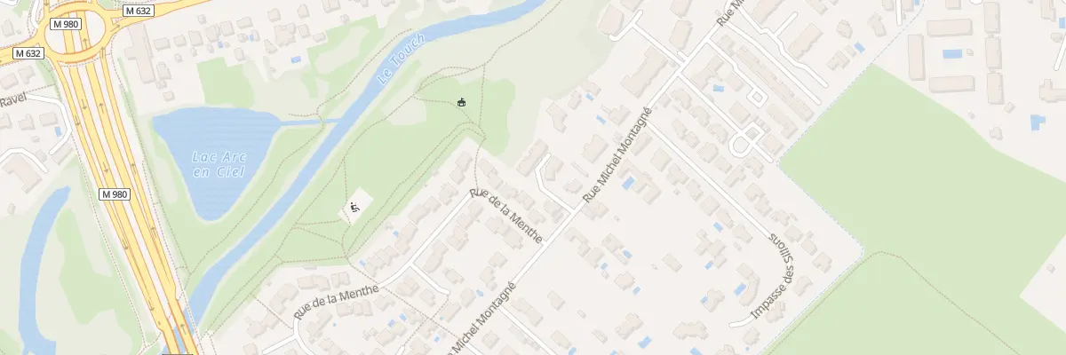 Plan du 20 Rue Michel Montagne à Tournefeuille