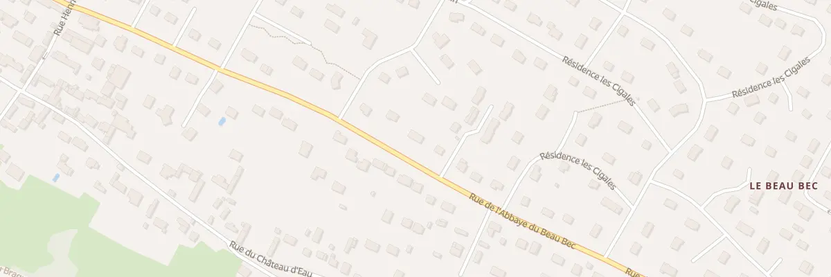 Plan du 28 Rue de l’Abbaye du Beau Bec à Courcelles-sur-Seine