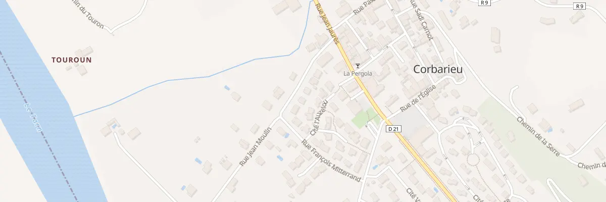 Plan du 9 Rue Jean Moulin à Corbarieu