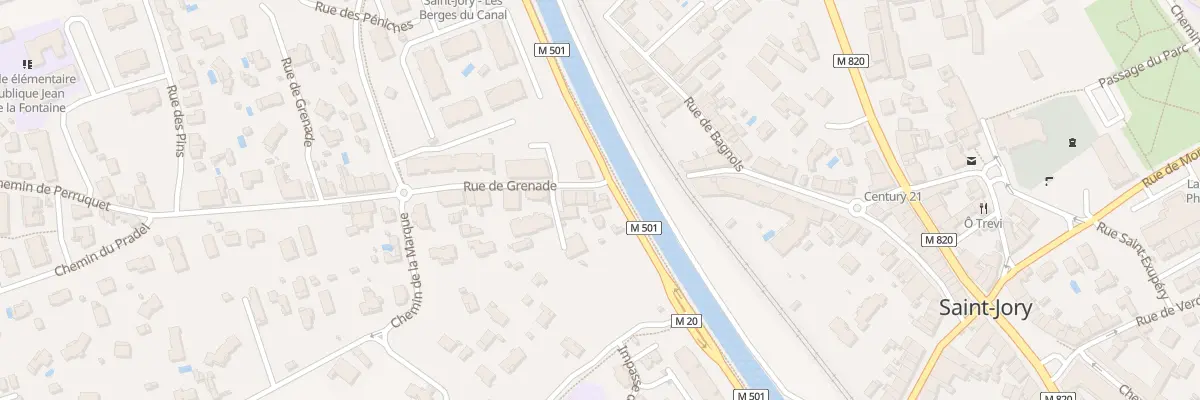 Plan du 1 Rue de Grenade à Saint-Jory