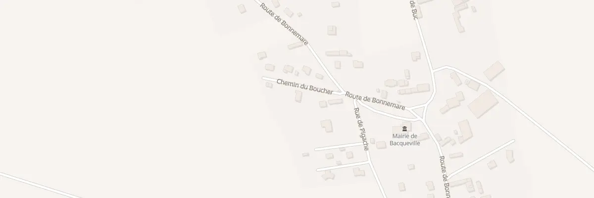 Plan du 5000 Che du Boucher à Bacqueville