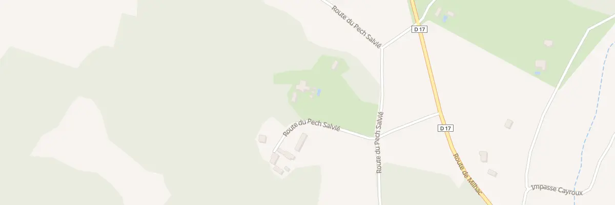 Plan du 59 Rte Pech Salvie à Payrignac