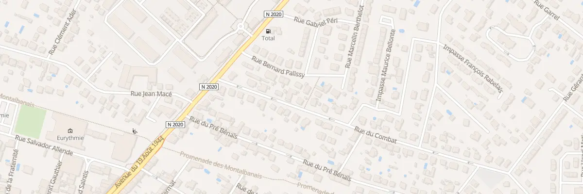 Plan du 125 Rue du Combat à Montauban