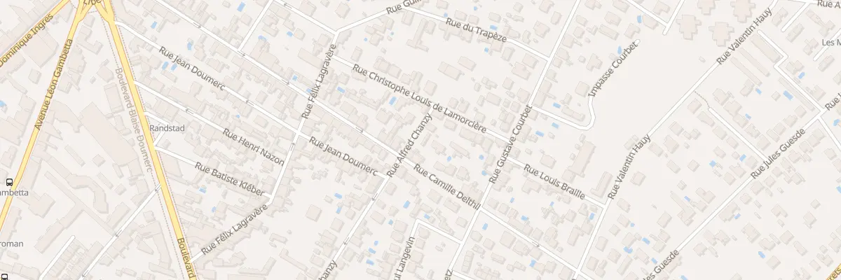 Plan du 415 Rue Camille Delthil à Montauban