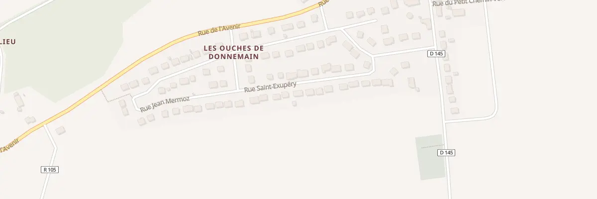 Plan du 17 Rue St Exupery à Donnemain-Saint-Mamès