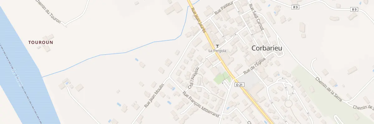 Plan du 7 Rue Jean Moulin à Corbarieu