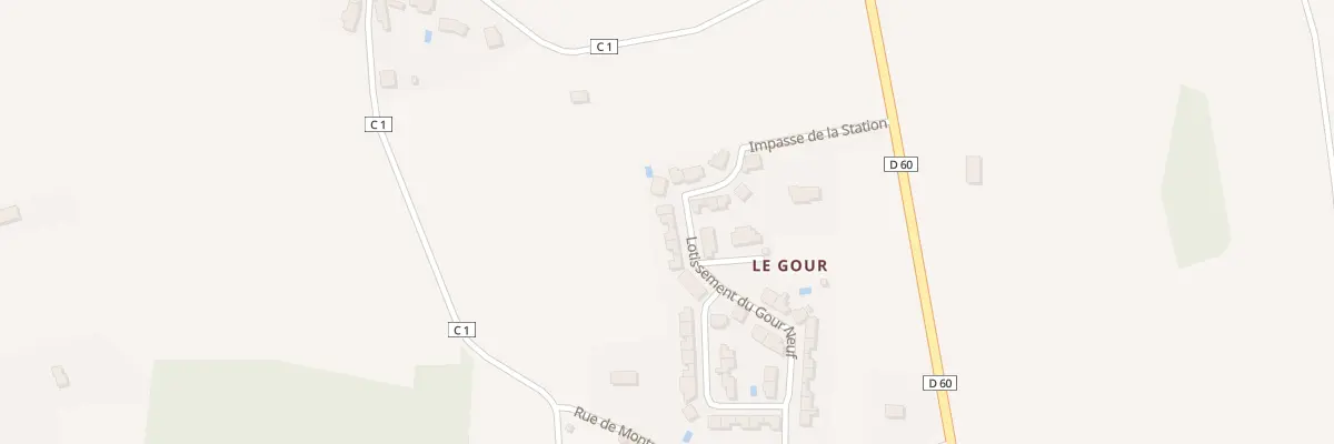 Plan du 100P Le Gour à Pazayac
