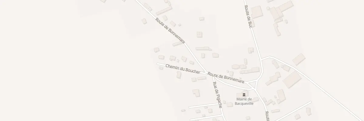 Plan du 25 Rte de Bonnemare à Bacqueville