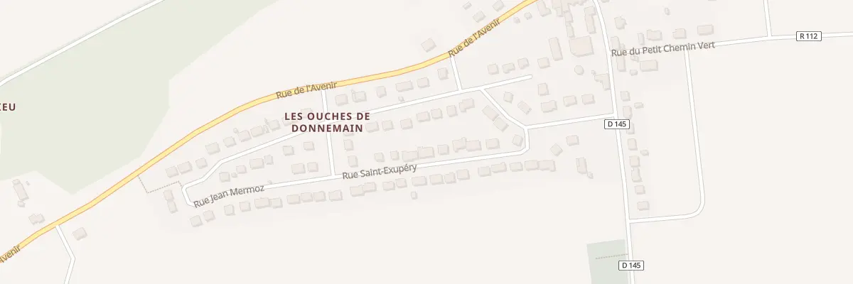 Plan du 12 Rue St Exupery à Donnemain-Saint-Mamès
