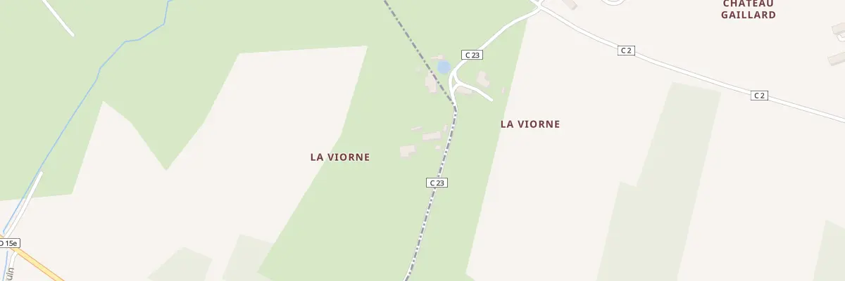 Plan du 2 La Viorne à Palluau-sur-Indre