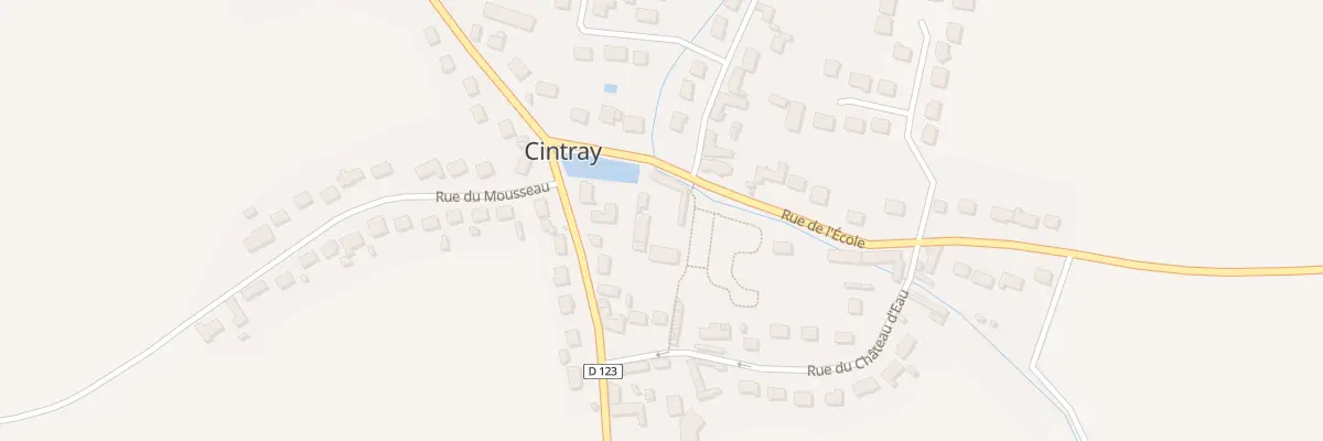 Plan du 1 Rue de l’École à Cintray